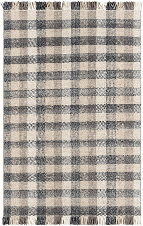 Chilliwack Gray Plaid Wool Rug - Ornate Home
