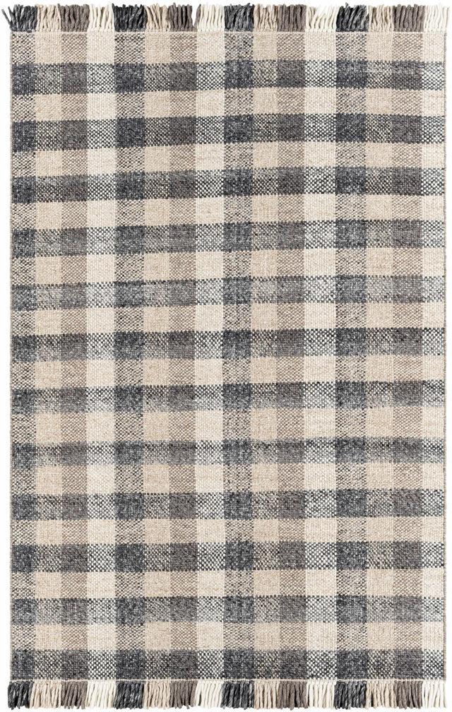 Chilliwack Gray Plaid Wool Rug - Ornate Home