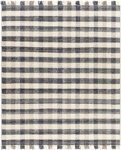 Chilliwack Gray Plaid Wool Rug - Ornate Home