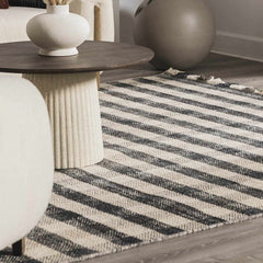 Chilliwack Gray Plaid Wool Rug - Ornate Home