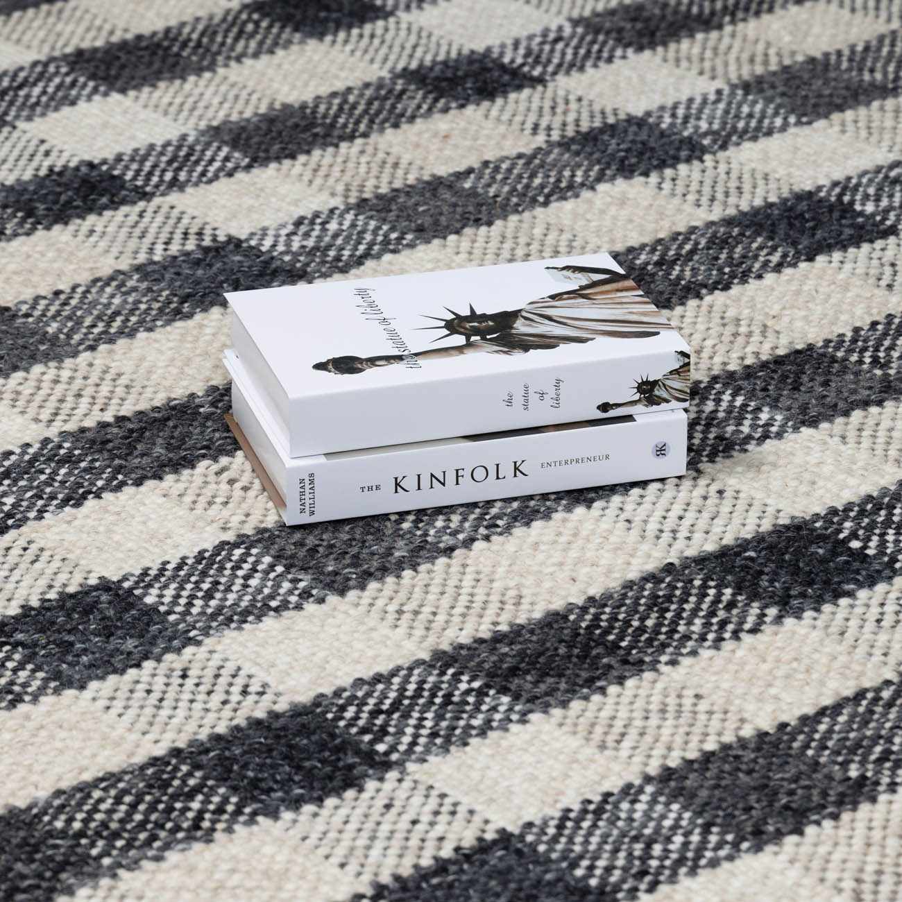 Chilliwack Gray Plaid Wool Rug - Ornate Home