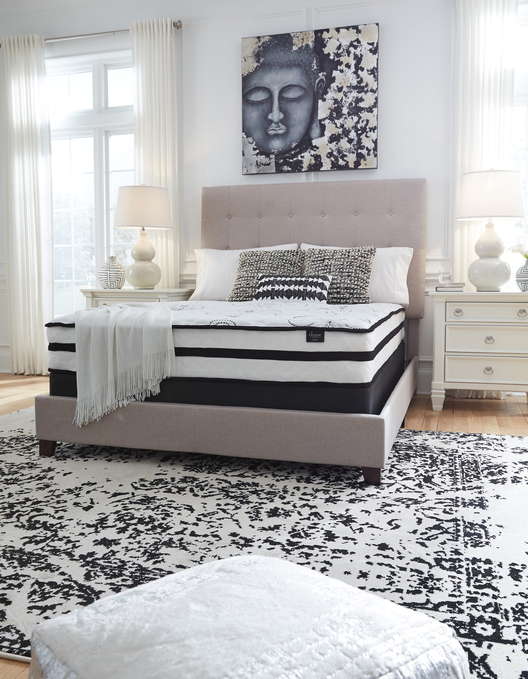 Chime 10 Inch Hybrid Queen Mattress in a Box - Ornate Home