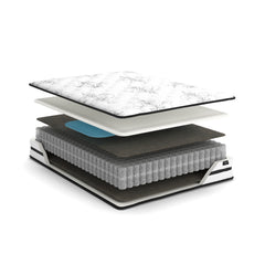Chime 10 Inch Hybrid Twin Mattress in a Box - Ornate Home