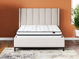 Chime 10 Inch Hybrid White 10 Inch Queen Mattress and Pillow - Ornate Home