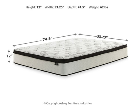 Chime 12 Inch Hybrid Full Mattress in a Box - Ornate Home