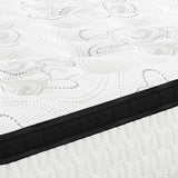 Chime 12 Inch Hybrid White California King Mattress & Foundation Set - Ornate Home