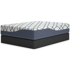 Chime Elite 2.0 White/Blue Memory Foam 14 Inch Mattress / Ultra Plush - Ornate Home