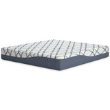 Chime Elite 2.0 White/Blue Memory Foam Mattress / Plush - Ornate Home