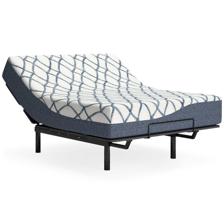 Chime Elite 2.0 White/Blue Memory Foam Mattress / Plush - Ornate Home