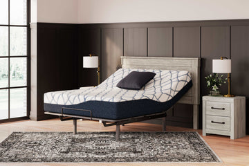 Chime Elite 2.0 White/Blue Memory Foam Mattress / Plush - Ornate Home
