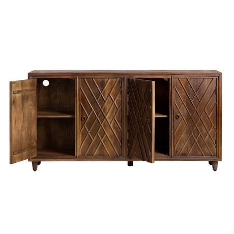 Chippendale Brown Sideboard - Ornate Home