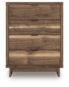 Chirason Brown Four Drawer Chest - Ornate Home