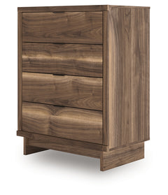 Chirason Brown Four Drawer Chest - Ornate Home
