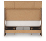 Chirason Brown Full Panel Bed with Storage - Ornate Home