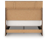 Chirason Brown Full Panel Platform Bed, Dresser and Mirror (Online Special Price) - Ornate Home