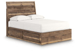 Chirason Brown Full Panel Storage Bed, Dresser and Mirror (Online Special Price) - Ornate Home