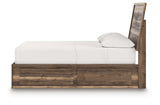 Chirason Brown Full Panel Storage Bed, Dresser and Mirror (Online Special Price) - Ornate Home