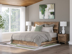 Chirason Brown King Panel Bed - Ornate Home