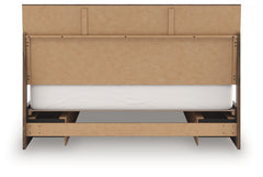 Chirason Brown King Panel Bed with Storage - Ornate Home