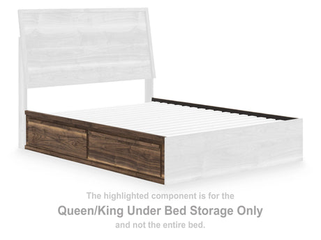 Chirason Brown Queen/King Under Bed Storage   PCB3367-60 - Ornate Home