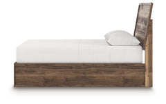 Chirason Brown Queen Panel Bed, Dresser and Mirror - Ornate Home