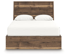 Chirason Brown Queen Panel Bed with Storage - Ornate Home
