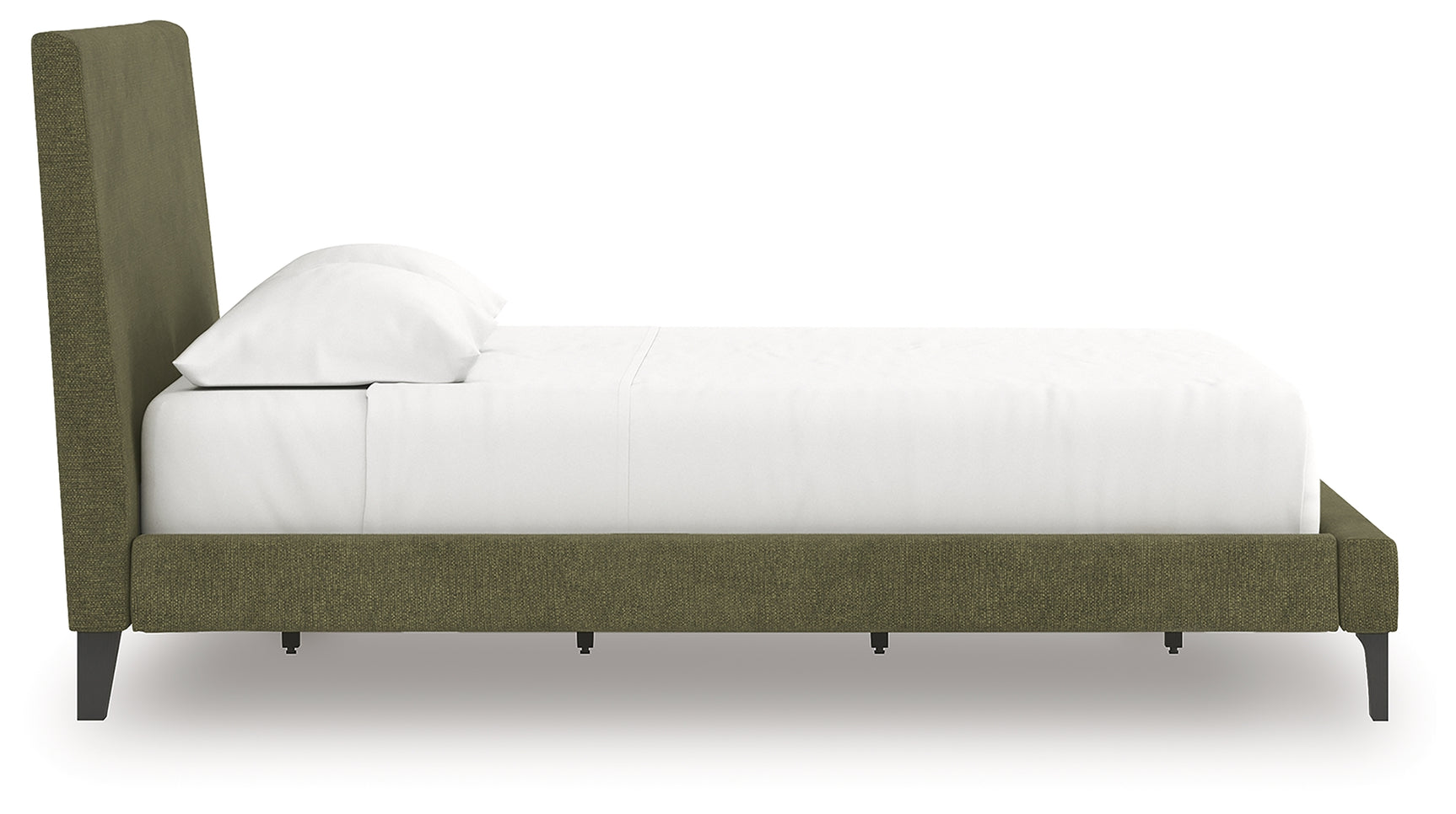 Chirason Brown/Sage Green Queen Upholstered Bed, Dresser and Mirror (Online Special Price) - Ornate Home