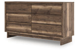 Chirason Brown Six Drawer Dresser (Online Special Price) - Ornate Home