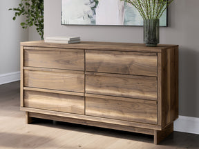 Chirason Brown Six Drawer Dresser - Ornate Home