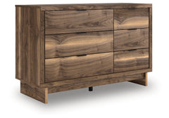 Chirason Brown Six Drawer Dresser - Ornate Home