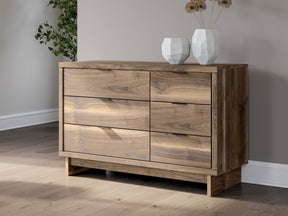 Chirason Brown Six Drawer Dresser - Ornate Home