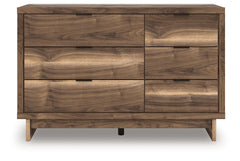 Chirason Brown Six Drawer Dresser - Ornate Home