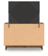 Chirason Brown Twin Panel Bed with Storage, Dresser and Mirror (Online Special Price) - Ornate Home