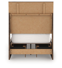 Chirason Brown Twin Panel Bed with Storage - Ornate Home