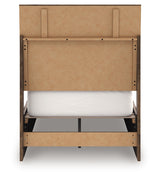 Chirason Brown Twin Panel Platform Bed, Dresser and Mirror - Ornate Home