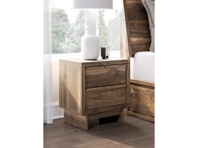 Chirason Brown Two Drawer Nightstand (Online Special Price) - Ornate Home