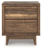Chirason Brown Two Drawer Nightstand (Online Special Price) - Ornate Home