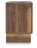 Chirason Brown Two Drawer Nightstand (Online Special Price) - Ornate Home