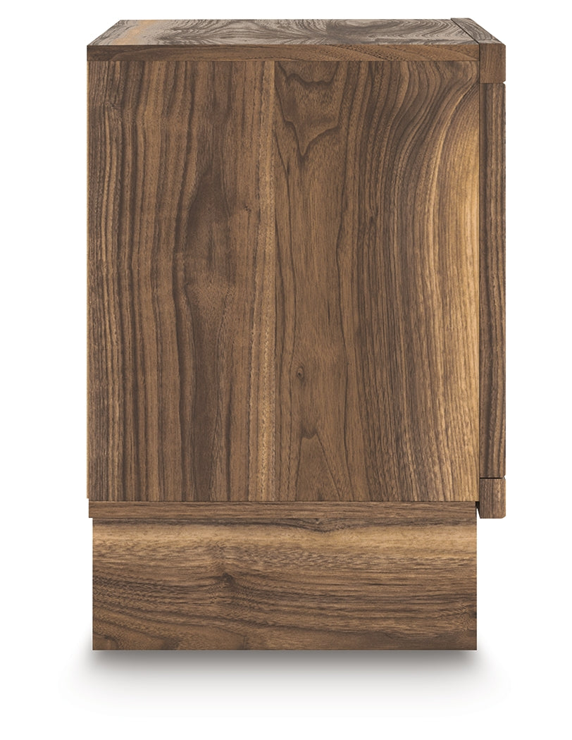 Chirason Brown Two Drawer Nightstand (Online Special Price) - Ornate Home