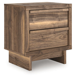 Chirason Brown Two Drawer Nightstand - Ornate Home