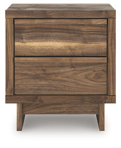 Chirason Brown Two Drawer Nightstand - Ornate Home