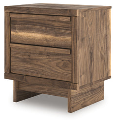 Chirason Brown Two Drawer Nightstand - Ornate Home