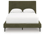 Chirason Sage Green Full Upholstered Bed w/Roll Slats (Online Special Price) - Ornate Home