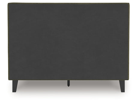 Chirason Sage Green Full Upholstered Bed w/Roll Slats - Ornate Home