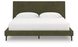Chirason Sage Green King Upholstered Bed w/Roll Slats (Online Special Price) - Ornate Home