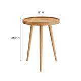 Chiro Natural Round Wood Side Table - Ornate Home