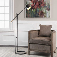 Chisum Dark Bronze Floor Lamp - Ornate Home