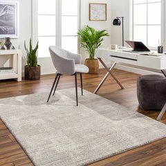 Chiyo Tan Plush Textured Washable Rug - Ornate Home