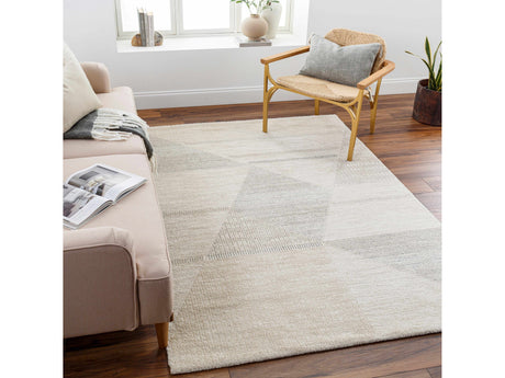 Chizu Geometric Neutral Luxe Rug - Ornate Home