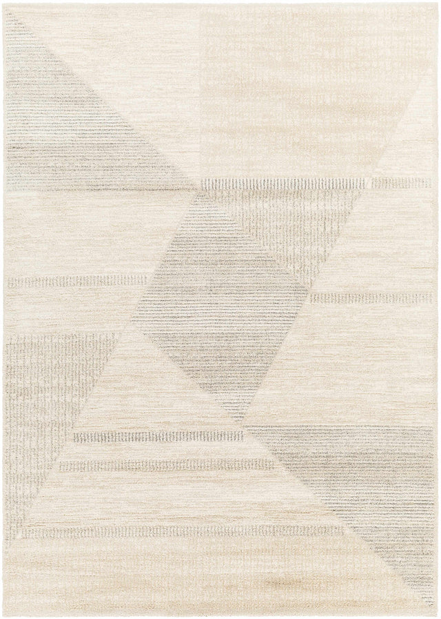 Chizu Geometric Neutral Luxe Rug - Ornate Home